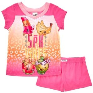 NWT Shopkins SPK Vibes Shorts Pajamas Lipp…